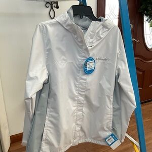 Columbia Jacket Women’s white/gray XL